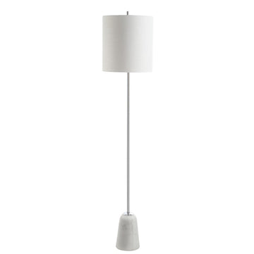 Lincoln 62.5" Marble/Metal LED Floor Lamp - JONATHAN Y